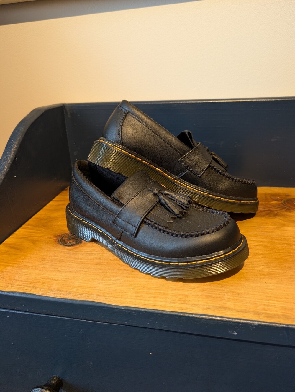 Dr. Martens Leather Tassel Loafers